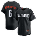 tocy B.Orioles #6 Ryan Mountcastle Player Black City Connect Limited Home Game Stitched Jerseys