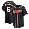 tocy B.Orioles #6 Ryan Mountcastle Player Black Out Home Game Stitched Jerseys