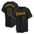 tocy B.Orioles #6 Ryan Mountcastle Player Black Snake Skin City Home Game Stitched Jerseys