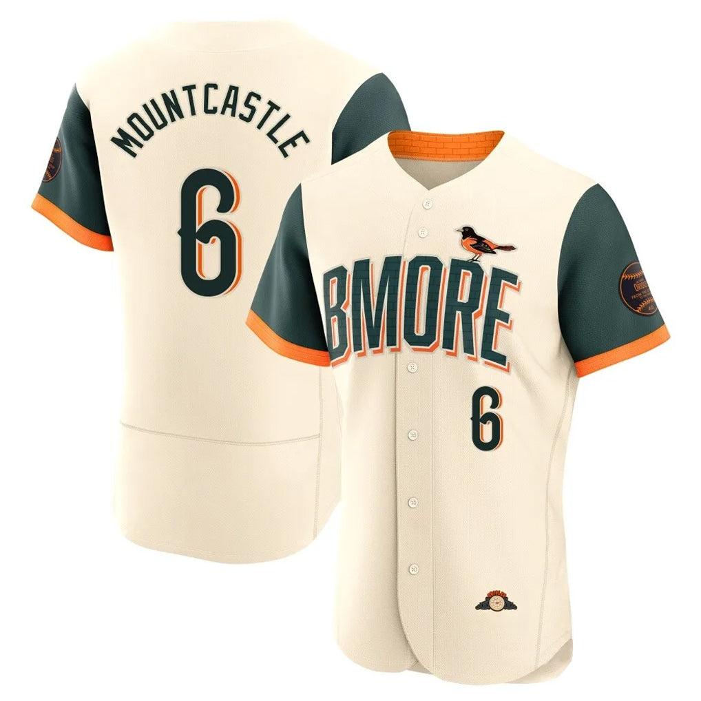tocy B.Orioles #6 Ryan Mountcastle Player Cream 2026 City Connect Limited Elite Home Game Stitched Jerseys