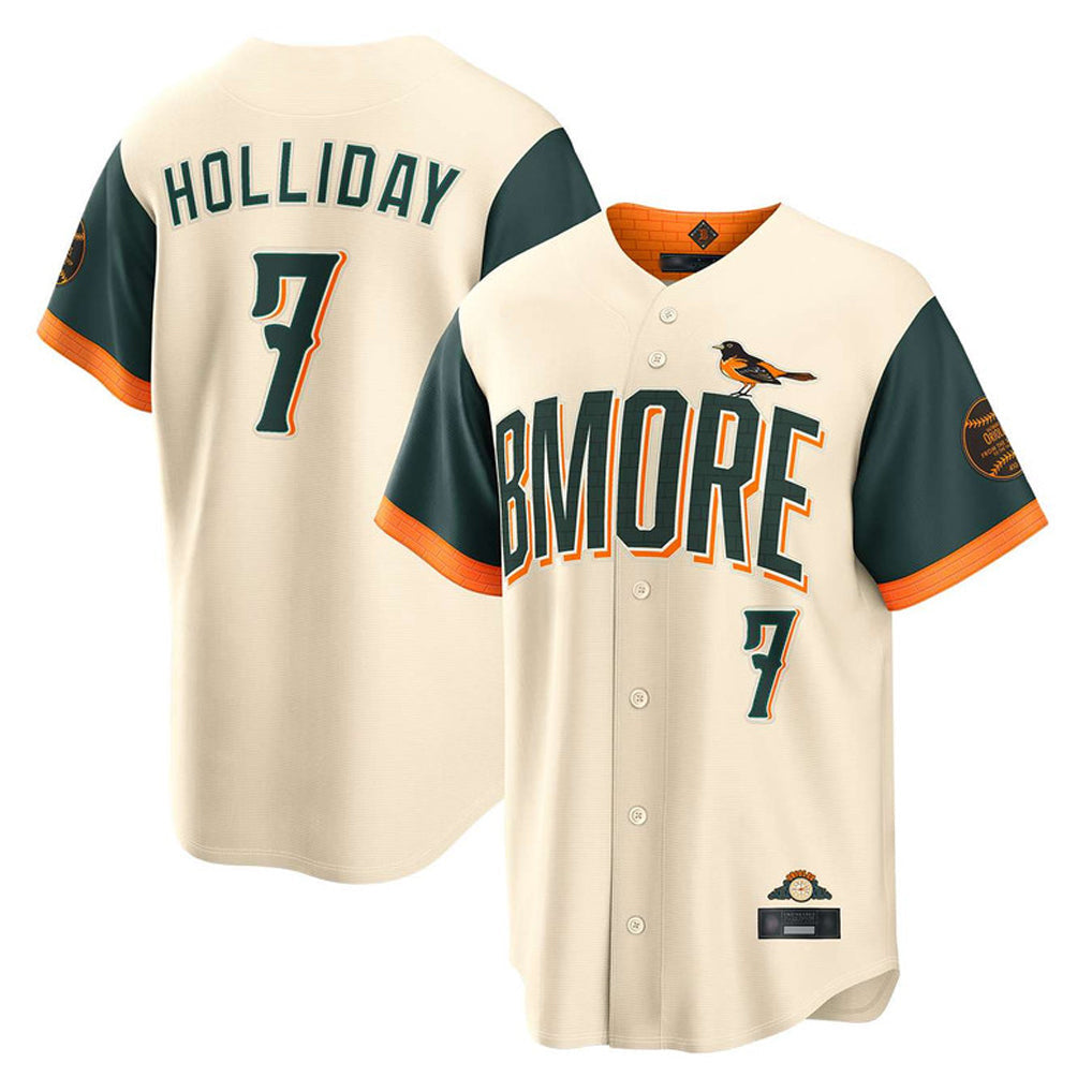 tocy B.Orioles #7 Jackson Holliday Player Cream 2026 City Connect Home Game Stitched Jerseys