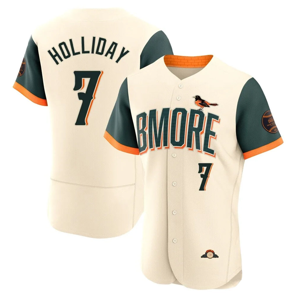 tocy B.Orioles #7 Jackson Holliday Player Cream 2026 City Connect Limited Elite Home Game Stitched Jerseys