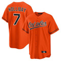 tocy B.Orioles #7 Jackson Holliday Player Orange Home Game Stitched Jerseys