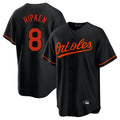 tocy B.Orioles #8 Cal Ripken Player Black Home Game Stitched Jerseys
