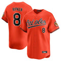 tocy B.Orioles #8 Cal Ripken Player Orange Limited Home Game Stitched Jerseys