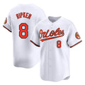 tocy B.Orioles #8 Cal Ripken Player White Limited Home Game Stitched Jerseys