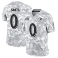 tocy B.Ravens #0 Roquan Smith Player Arctic Camo Salute to Service Limited Stitched Jerseys