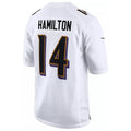 tocy B.Ravens #14 Kyle Hamilton Player Fashion White Game Stitched Jerseys