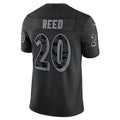 tocy B.Ravens #20 Ed Reed Player Black RFLCTV Limited Stitched Jerseys