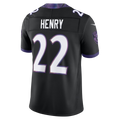 tocy B.Ravens #22 Derrick Henry Black Alternate Alternate Vapor F.U.S.E. Stitched Limited Jerseys