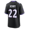 tocy B.Ravens #22 Derrick Henry Black Alternate Game Stitched Jerseys