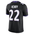 tocy B.Ravens #22 Derrick Henry Player Black Limited Elite Home Game Stitched Jerseys