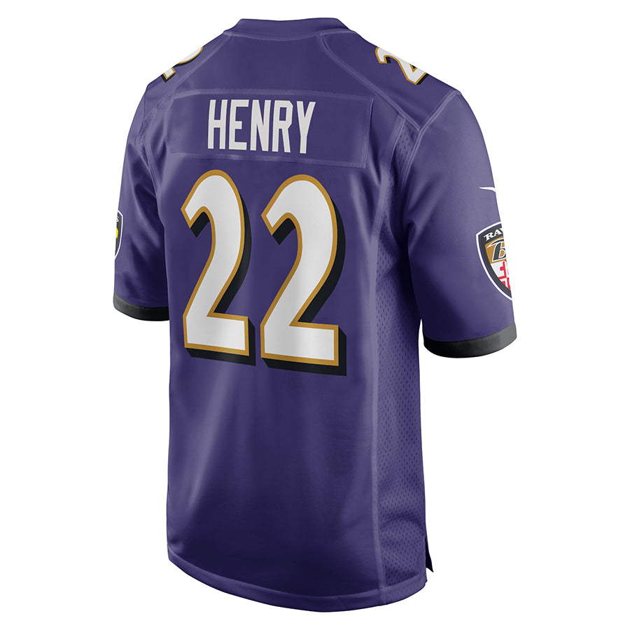 tocy B.Ravens #22 Derrick Henry Player Purple Alternate Home Game Stitched Jerseys
