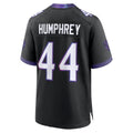 tocy B.Ravens #44 Marlon Humphrey Player Black Home Game Stitched Jerseys