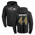 tocy B.Ravens #44 Marlon Humphrey Player Black Pullover Hoodie Stitched Jerseys