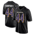 tocy B.Ravens #44 Marlon Humphrey Player Carbon Black Fashion Home Game Stitched Jerseys