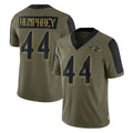 tocy B.Ravens #44 Marlon Humphrey Player Olive Salute To Service Limited Game Stitched Jerseys