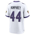 tocy B.Ravens #44 Marlon Humphrey Player White Home Game Stitched Jerseys