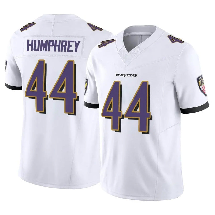 tocy B.Ravens #44 Marlon Humphrey Player White Vapor F.U.S.E. Limited Home Game Stitched Jerseys