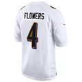 tocy B.Ravens #4 Zay Flowers Player Fashion White Game Stitched Jerseys