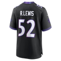 tocy B.Ravens #52 Ray Lewis Black Alternate Retired Player Stitched Jerseys