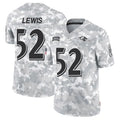 tocy B.Ravens #52 Ray Lewis Player Arctic Camo Salute to Service Limited Stitched Jerseys