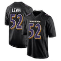 tocy B.Ravens #52 Ray Lewis Player Black Carbon Fashion Home Stitched Jerseys