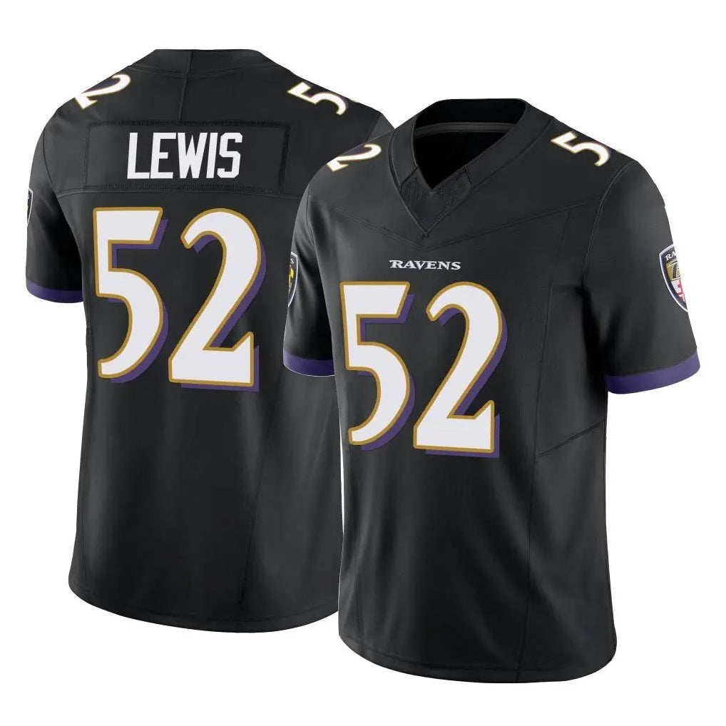 tocy B.Ravens #52 Ray Lewis Player Black Vapor F.U.S.E. Limited Game Stitched Jerseys
