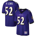 tocy B.Ravens #52 Ray Lewis Player Purple Mitchell & Ness Big & Tall 2000 Retired Stitched Jerseys