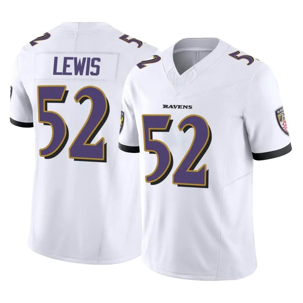 tocy B.Ravens #52 Ray Lewis Player White Vapor F.U.S.E. Limited Game Home Stitched Jerseys