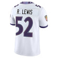 tocy B.Ravens #52 Ray Lewis Player White  Vapor F.U.S.E. Limited Home Game Stitched Jerseys