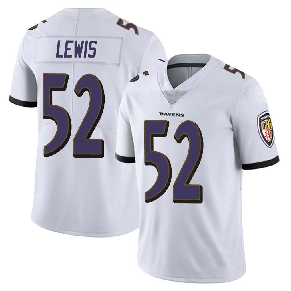 tocy B.Ravens #52 Ray Lewis Player White Vapor Untouchable Limited Game Home Stitched Jerseys