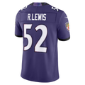 tocy B.Ravens #52 Ray Lewis Purple Vapor F.U.S.E. Stitched Retired Limited Jerseys
