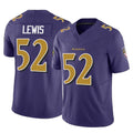tocy B.Ravens #52 Ray Lewis Player Vapor F.U.S.E. Limited Purple Stitched Jerseys