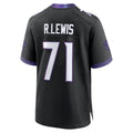 tocy B.Ravens #71 Olaivavega Ioane Player Black Home Game Stitched Jerseys