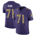 tocy B.Ravens #71 Olaivavega Ioane Player Purple Color Vapor Untouchable Home Game Stitched Jerseys