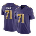 tocy B.Ravens #71 Olaivavega Ioane Player Purple Vapor F.U.S.E. Limited Game Stitched Jerseys