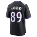 tocy B.Ravens #89 Mark Andrews Player Black Home Game Stitched Jerseys
