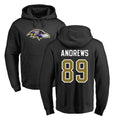 tocy B.Ravens #89 Mark Andrews Player Black Pullover Hoodie Stitched Jerseys