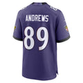 tocy B.Ravens #89 Mark Andrews Player Purple Home Game Stitched Jerseys