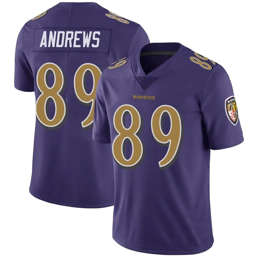 tocy B.Ravens #89 Mark Andrews Player Purple Legend Limited Stitched Jerseys