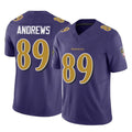 tocy B.Ravens #89 Mark Andrews Player Purple Vapor F.U.S.E. Limited Game Stitched Jerseys