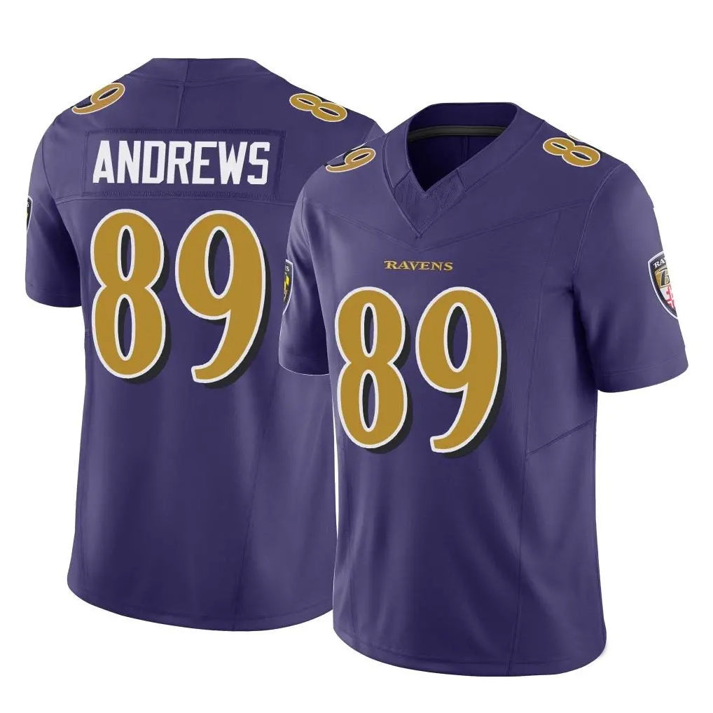 tocy B.Ravens #89 Mark Andrews Player Purple Vapor F.U.S.E. Limited Game Stitched Jerseys