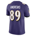 tocy B.Ravens #89 Mark Andrews Player Purple Vapor F.U.S.E. Limited Stitched Jerseys