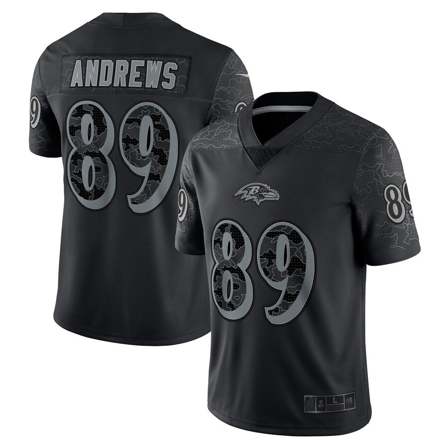 tocy B.Ravens #89 Mark Andrews Player RFLCTV Limited Black Stitched Jerseys