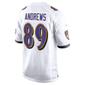 tocy B.Ravens #89 Mark Andrews Player White Home Game  Stitched Jerseys