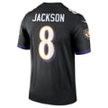 tocy B.Ravens #8 Lamar Jackson Player Black Legend Performance Stitched Jerseys