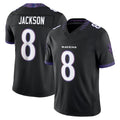 tocy B.Ravens #8 Lamar Jackson Player Black Limited Elite Home Game Stitched Jerseys