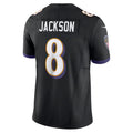 tocy B.Ravens #8 Lamar Jackson Player Black Vapor F.U.S.E. Limited Stitched Jerseys