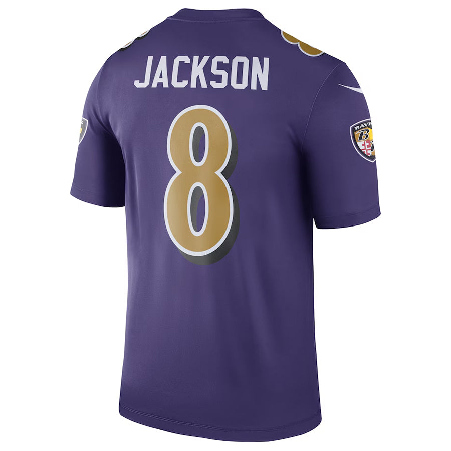tocy B.Ravens #8 Lamar Jackson Player Purple Legend Performance Stitched Jerseys